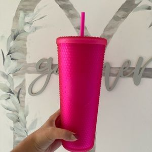 Starbucks 2021 fall release venti pink stud